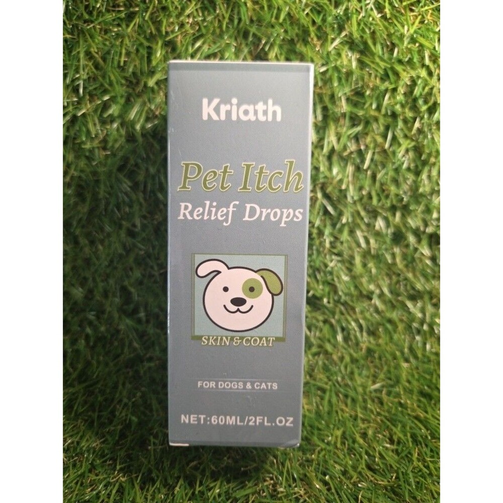 Dog Itch Relief Drops 60ml Soothing Natural Anti Itch Skin for Dogs and cats